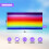 The Magic Toy Shop GEEZY Microfibre Beach Towel Rainbow Design Quick Dry Summer Pool Travel Absorbent 5