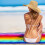 The Magic Toy Shop GEEZY Microfibre Beach Towel Rainbow Design Quick Dry Summer Pool Travel Absorbent 9
