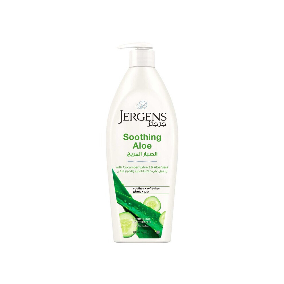 Jergens Soothing Aloe Refreshing Moisturizer Body Lotion For Women - 400ml