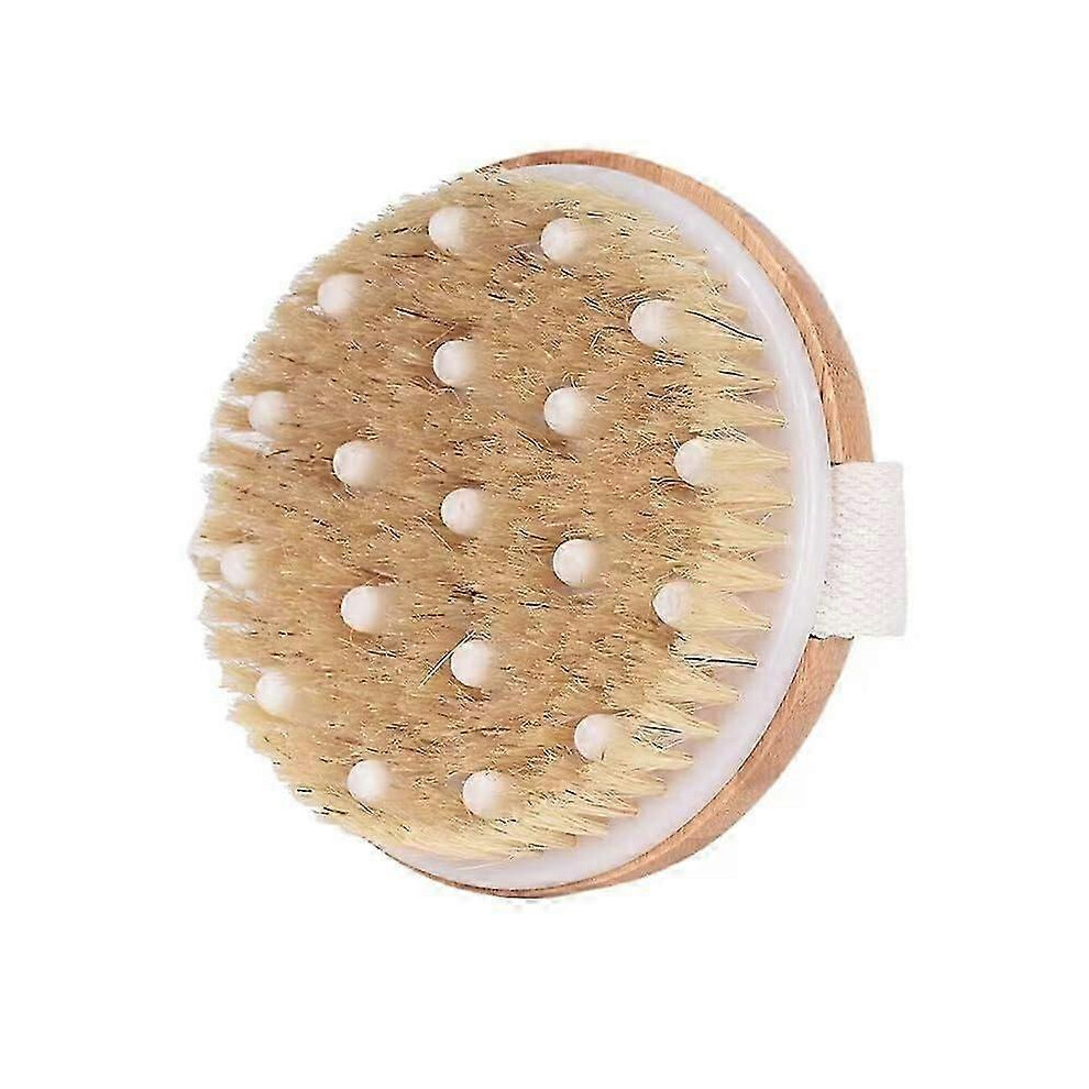 Bamboo Dry Body Brushes for Shower Brush Wet and Dry Brushing and Dry Brush for Cellulite and Lymphatic