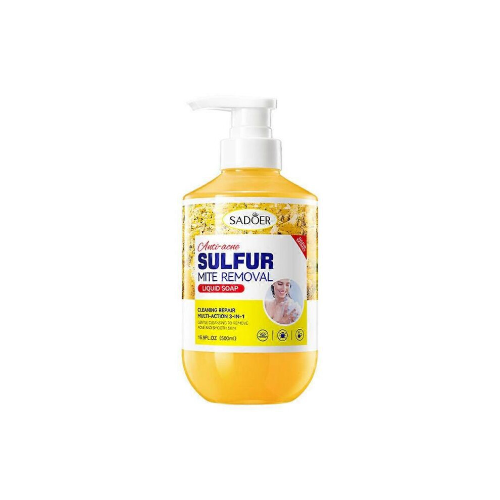 500ml Sterilization Moisturizing Super and Sulfur shower gel Scabies Mites Fat Body Wash Lotion Bath Skin Care Itching