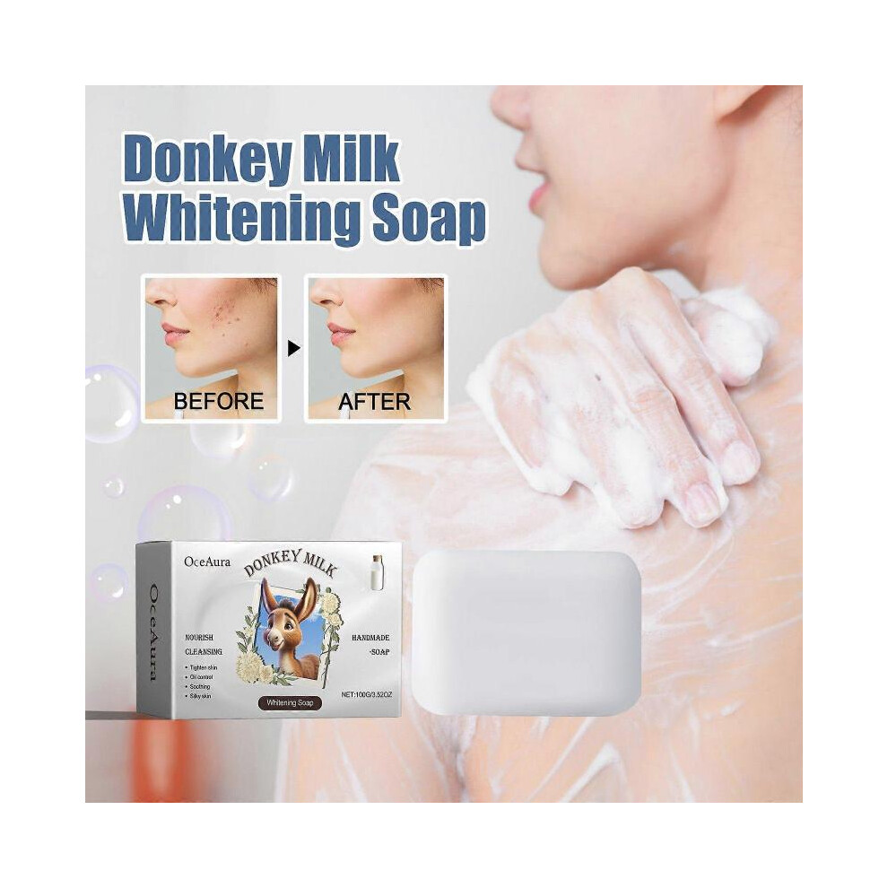 Donkey Milk Whitening Soap Donkey Milk Soap Natural Moisturizing The Skin Prevents Wrinkles Youthful And Beautiful Flye253121