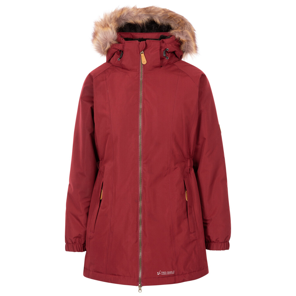 (XXL, Dark Cherry) Trespass Womens Parka Jacket Waterproof Celebrity