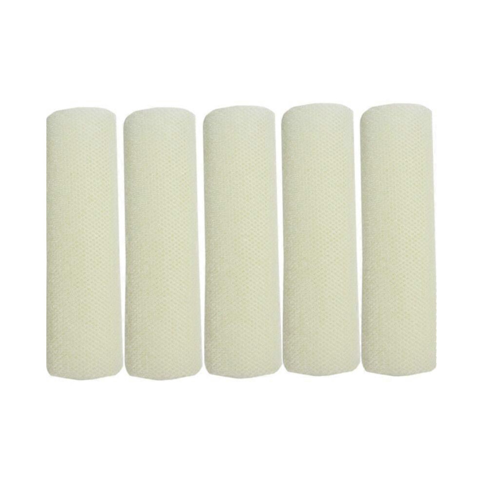 (white) 5pcs African Net Long Bath Body Exfoliating Long Net Shower Body Scrub Back Scrubber Skin Smoother Beauty Skin Bath Wash New