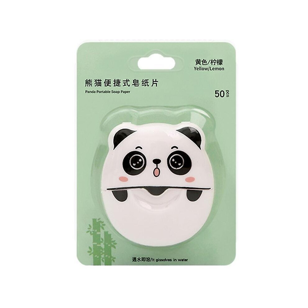 (4) 50pcs Disposable Boxed Paper Soap Travel Portable Hand Washing Scented Outdoor