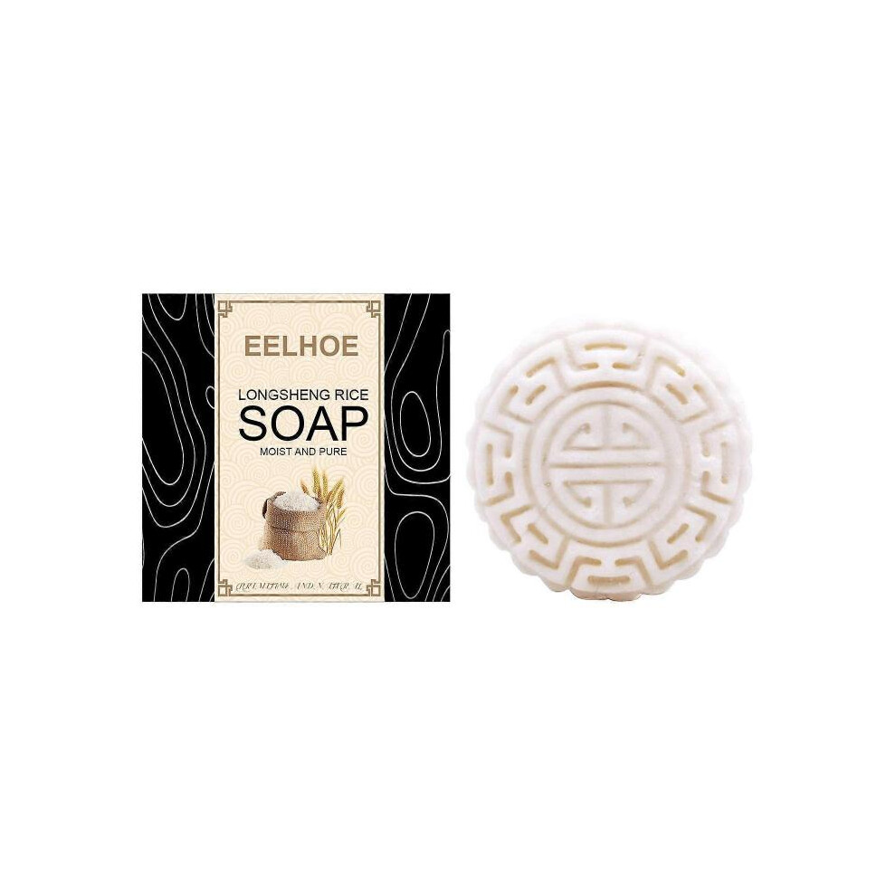 Rice Water Shampoo Bar Oil Control Hair Loss Treatment Shampoo Soap for Women