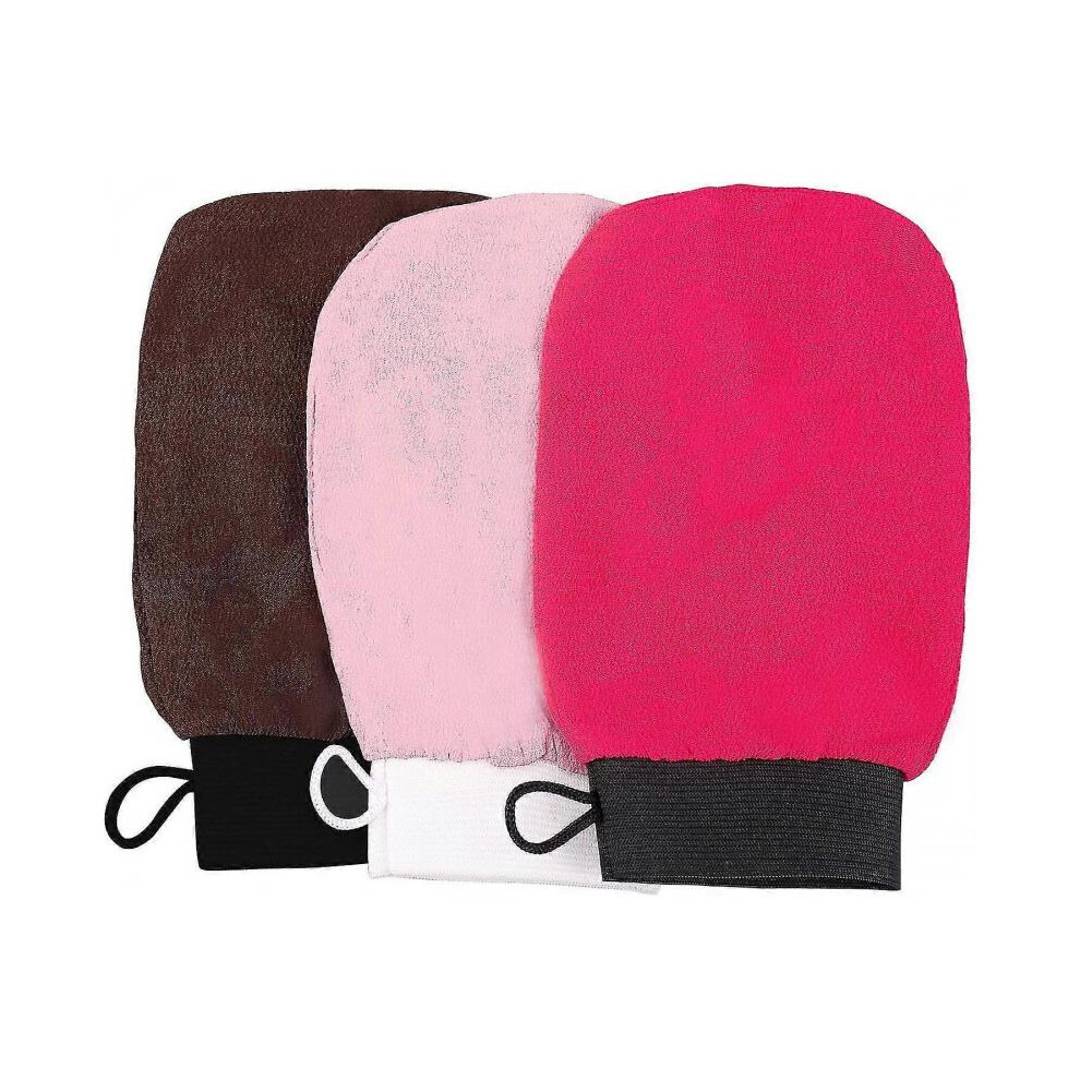 3pcs Exfoliating Gloves, Body Scrub Exfoliating Gloves, Bath Spa Gloves