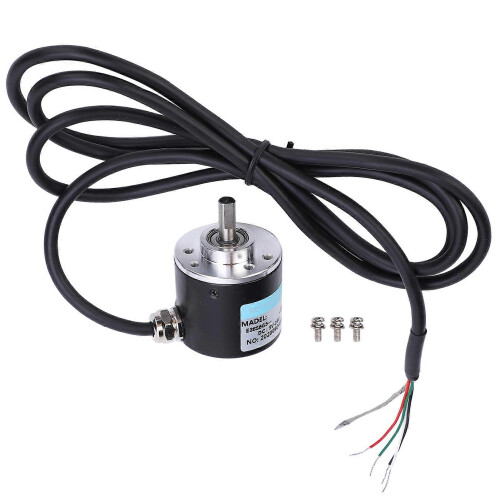 Encoder 5?24V DC AB 2 Phase Incremental Rotary Solid Shaft Encoder for ...
