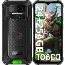 (Green) OUKITEL WP23 Plus Unbreakable Mobile Phone 8GB RAM 256GB