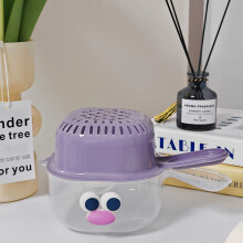 (Purple) [2-in-1 Colander] 2-in-1 Duckbill Colander and Strainer Kitchen Basket | Dual Layer Draining System for Fruits & Veggies,