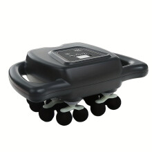 (16-head Dark Gray Fascia Gun) 16-Head USB Rechargeable Massage Gun for Full Body - Ergonomic Design, Deep Tissue Percussion Relax, Ideal Gift