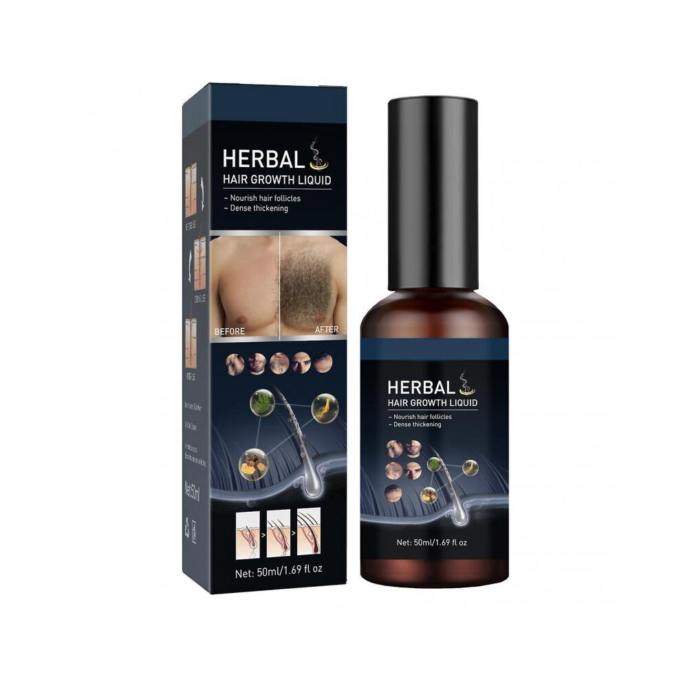 50ml Men's Body Hair Growth Liquid Hair Hydration Hair Essential-Oil for Man Male