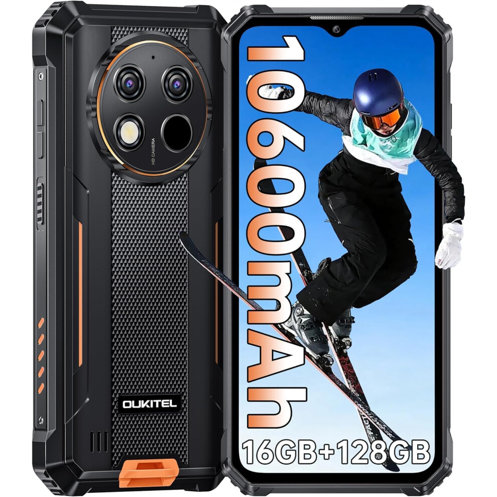(Orang) Oukitel Wp28s Unbreakable Telephone 4Gb+128Gb 6942961580310