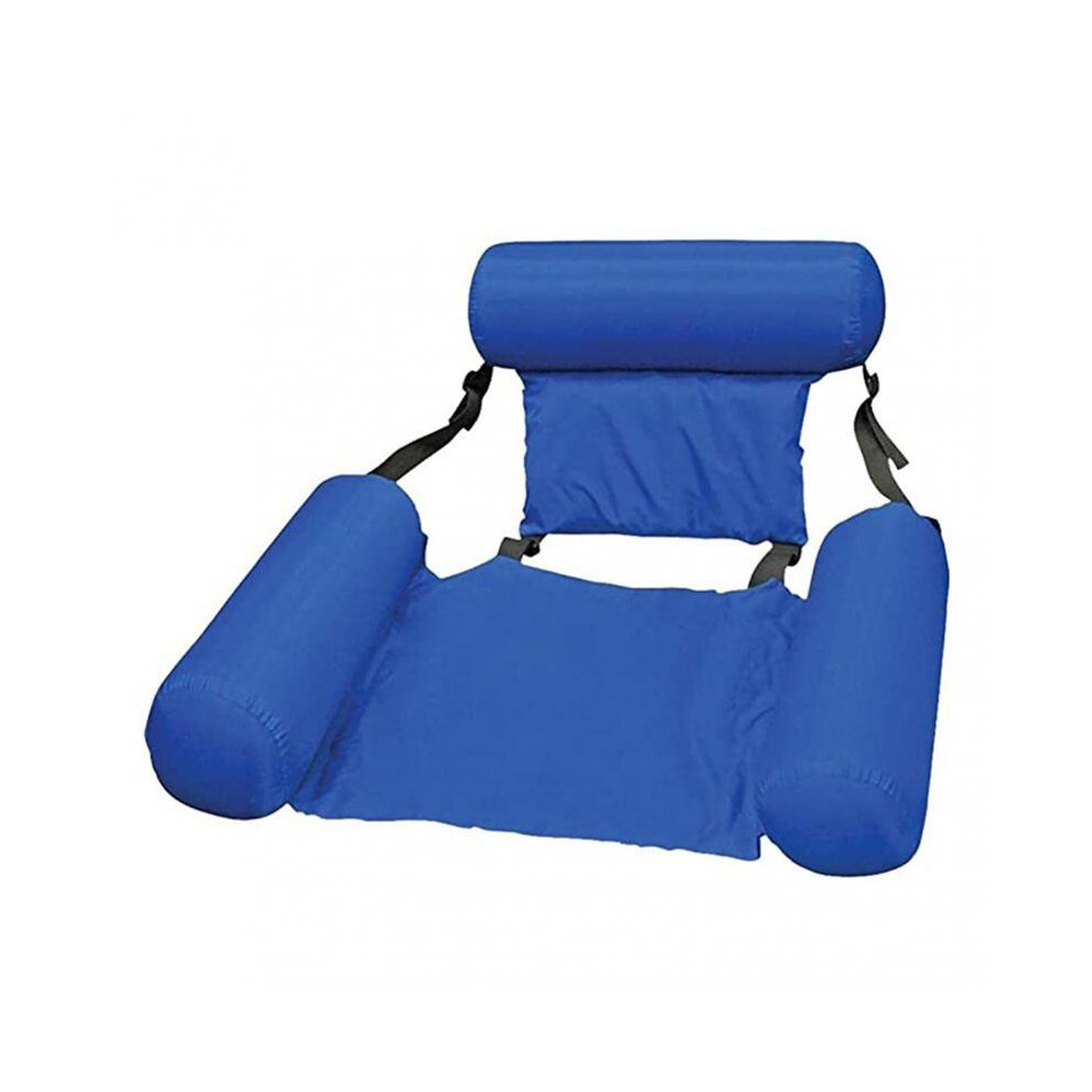 (Dark Blue) Floating Pool Chair Sofa Swimming Pool Lounge Backrest for Indoor Pool