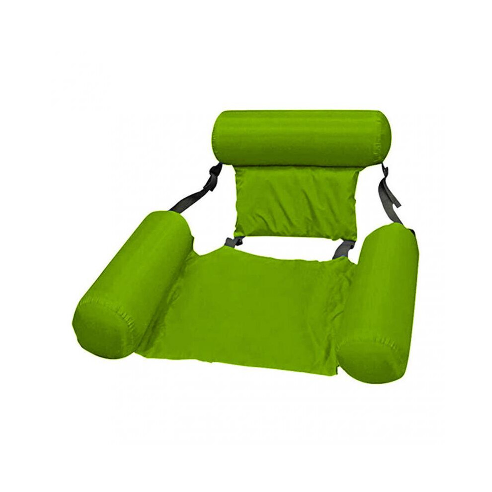 (Green) Floating Pool Chair Sofa Swimming Pool Lounge Backrest for Indoor Pool