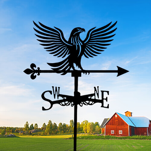 A Rust-Resistant Coated Outdoor Eagle Weather Vane 1