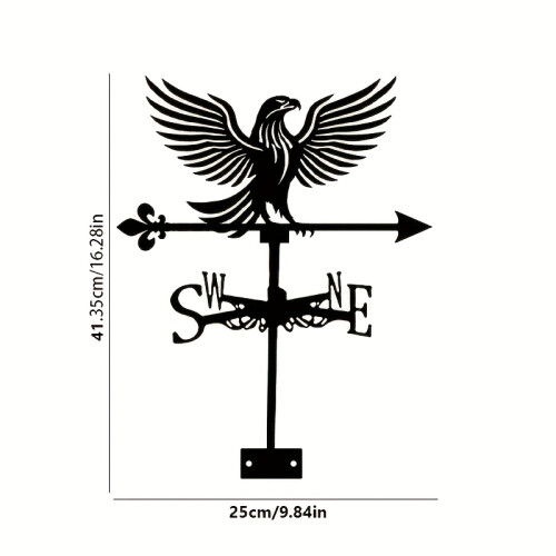 A Rust-Resistant Coated Outdoor Eagle Weather Vane