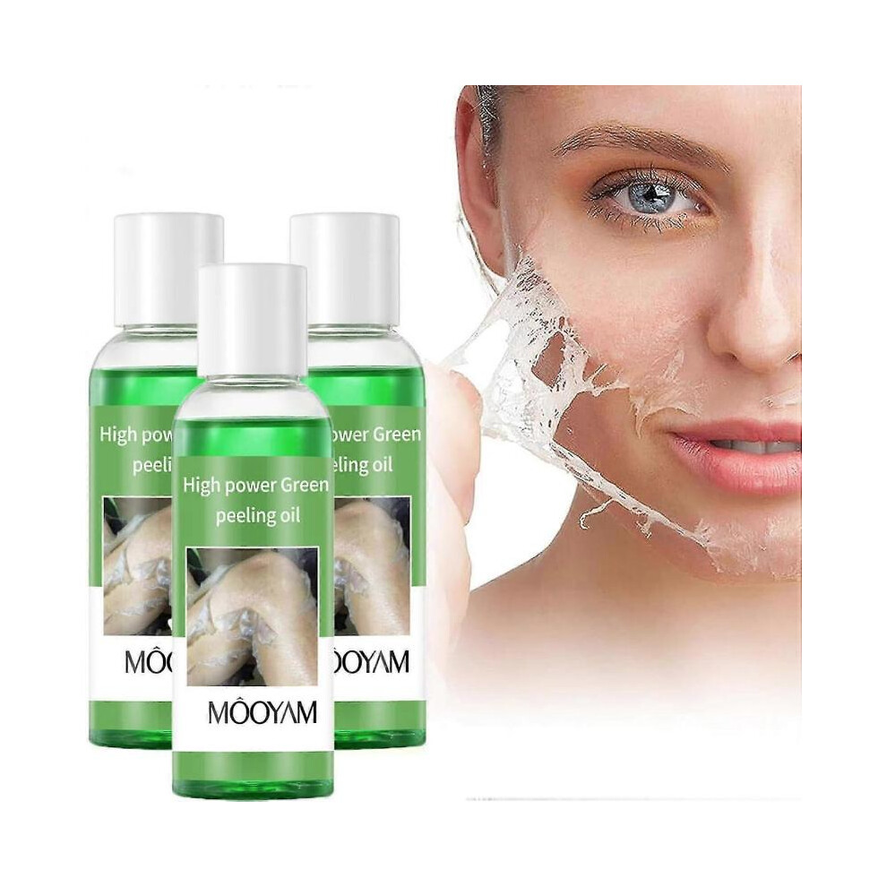 (3pcs) Peeling Oil Dark Skin Green Peeling Oil Extra Strength Exfoliate Peeling Oil Peeling Solution Chemical Peel Body