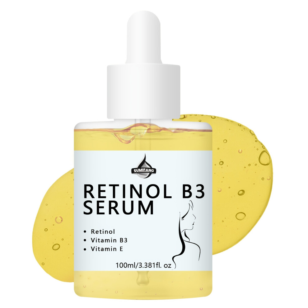 Yetp Star (100Ml) Retinol B3 Serum With Vitamin E - Moisturizing Face Drops For All Skin Types, Alcohol-Free, Scented, With Aloe Vera