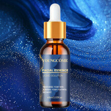 (60ML) Unisex Facial Essence, Hypoallergenic Liquid Solution, Moisturizing & Firming, with Hyaluronic Acid, Retinol, Collagen, Vitamin C Glycerin, Aloe Vera