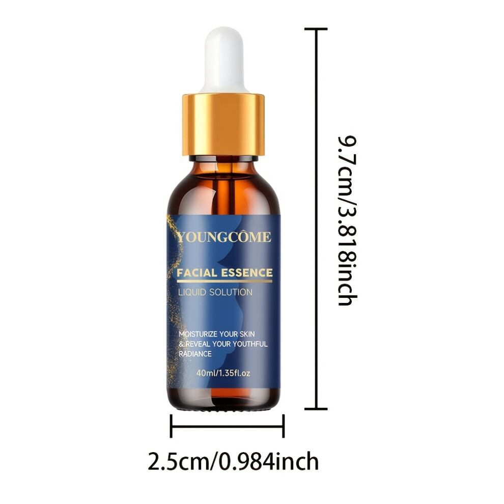 Yetp Star (40Ml) Unisex Facial Essence, Hypoallergenic Liquid Solution, Moisturizing & Firming, With Hyaluronic Acid, Retinol, Collagen, Vitamin C Glycerin, Alo