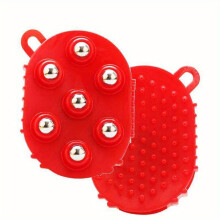 (Red) Lymphatic Gloves, Lymphatic Drainage Gloves, Massage Ball Roller Body Care