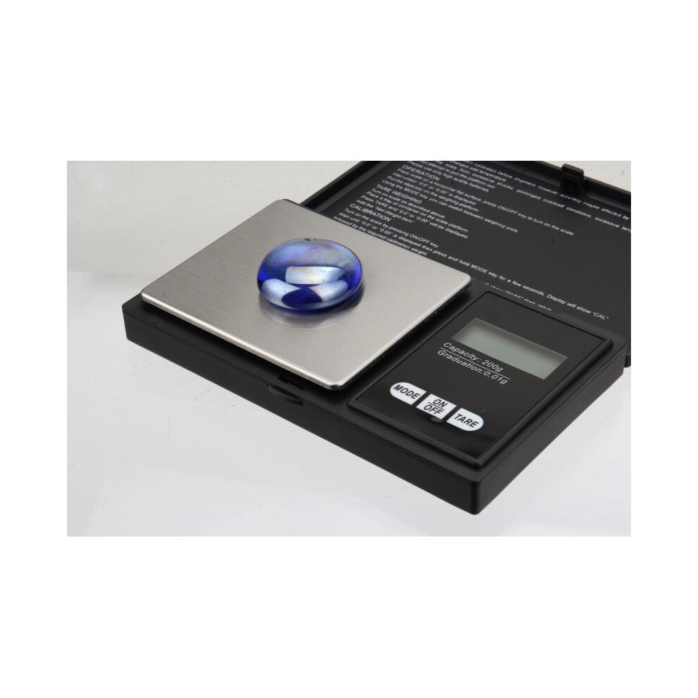 Digital Pocket Scale 200 x 0.01g Fine Balance Digital Scale Coin Weighing Scales for Jewelry