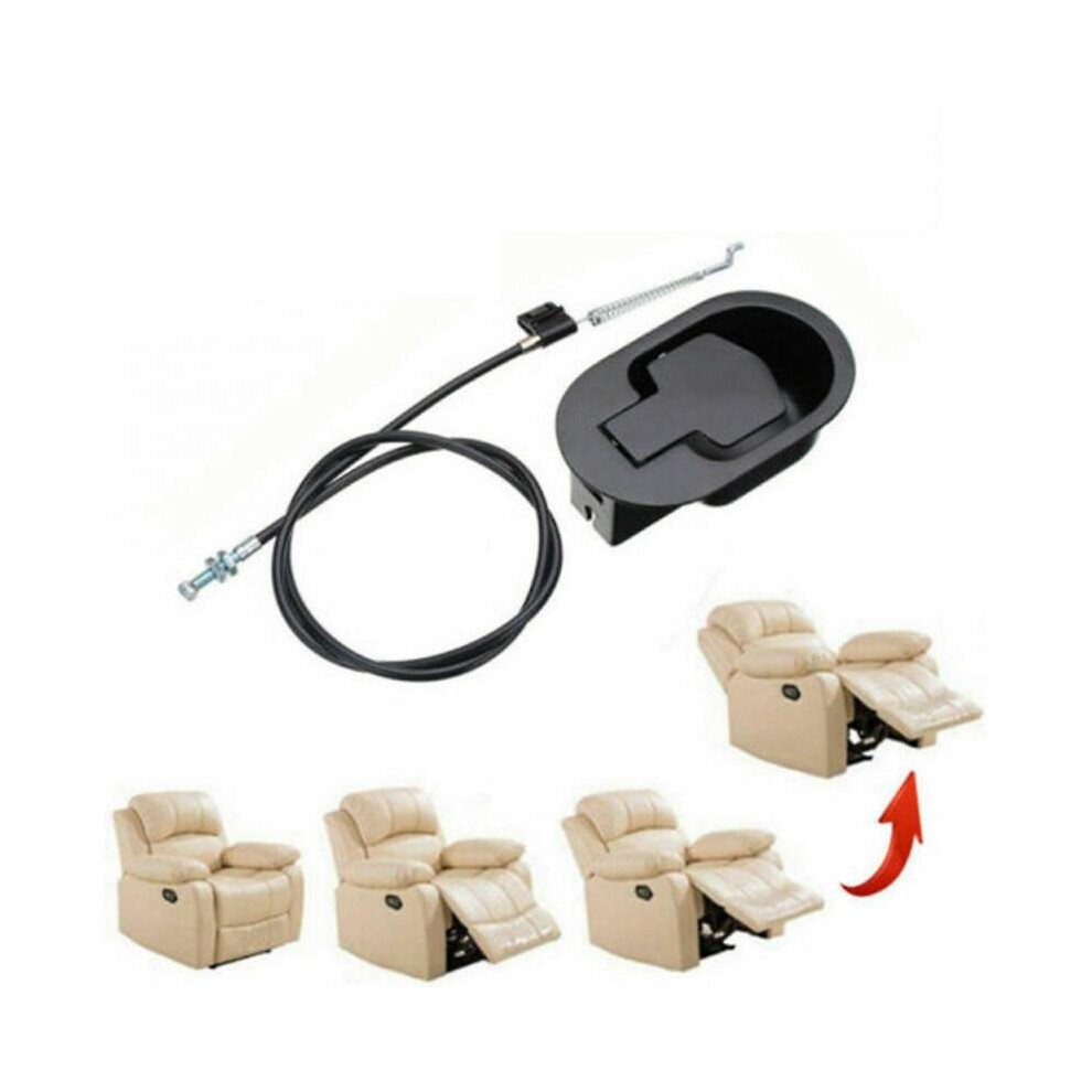 Metal Sofa Recliner Release Handle Pressure Bar Pull Cable Chair Switch Wire