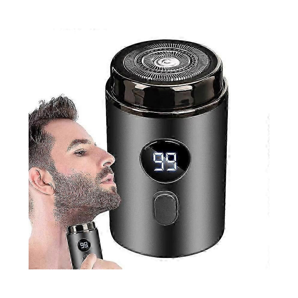 (black) Electric Mini Razor Rechargeable Full Body Wash Travel Car Portable Men's Razor Painless Cordless Trimmer Knive Face Beard Razor