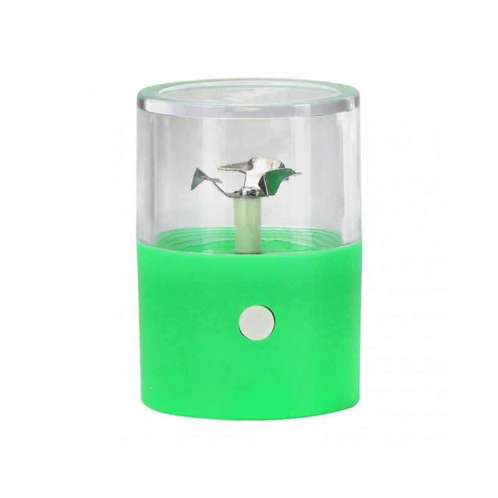 (Green) Mini Electric Spice & Herb Grinder - USB Rechargeable, Portable & Easy to Carry