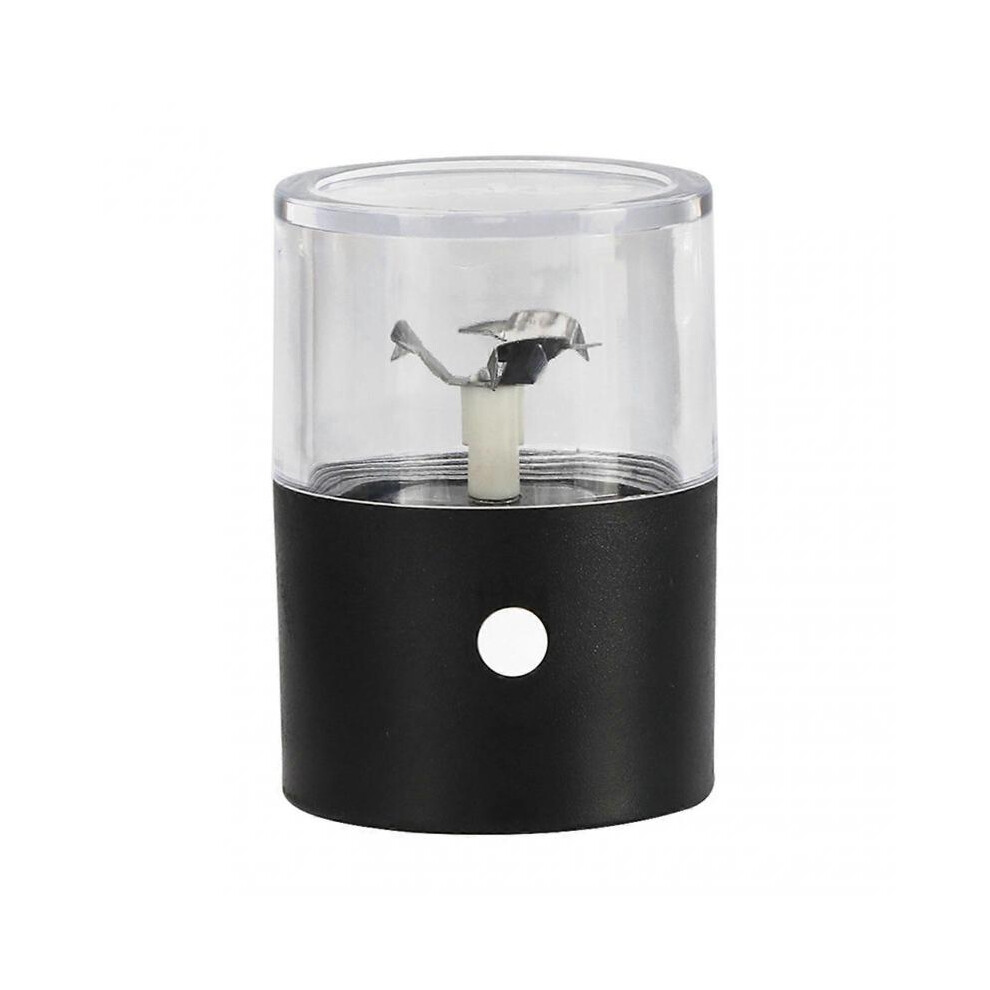 (Black) Mini Electric Spice & Herb Grinder - USB Rechargeable, Portable & Easy to Carry