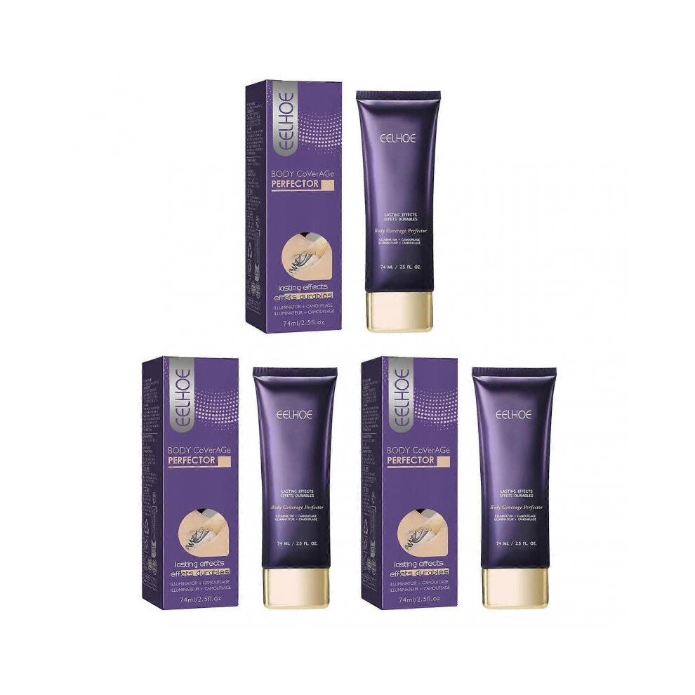 (3pcs) Body Coverage Perfector, Tattoo Cover Up Makeup Waterproof, Highly Pigmented Body Concealer