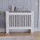 Vida Designs (Medium) Chelsea Radiator Heater Cover Slatted White 2