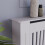 Vida Designs (Medium) Chelsea Radiator Heater Cover Slatted White 4