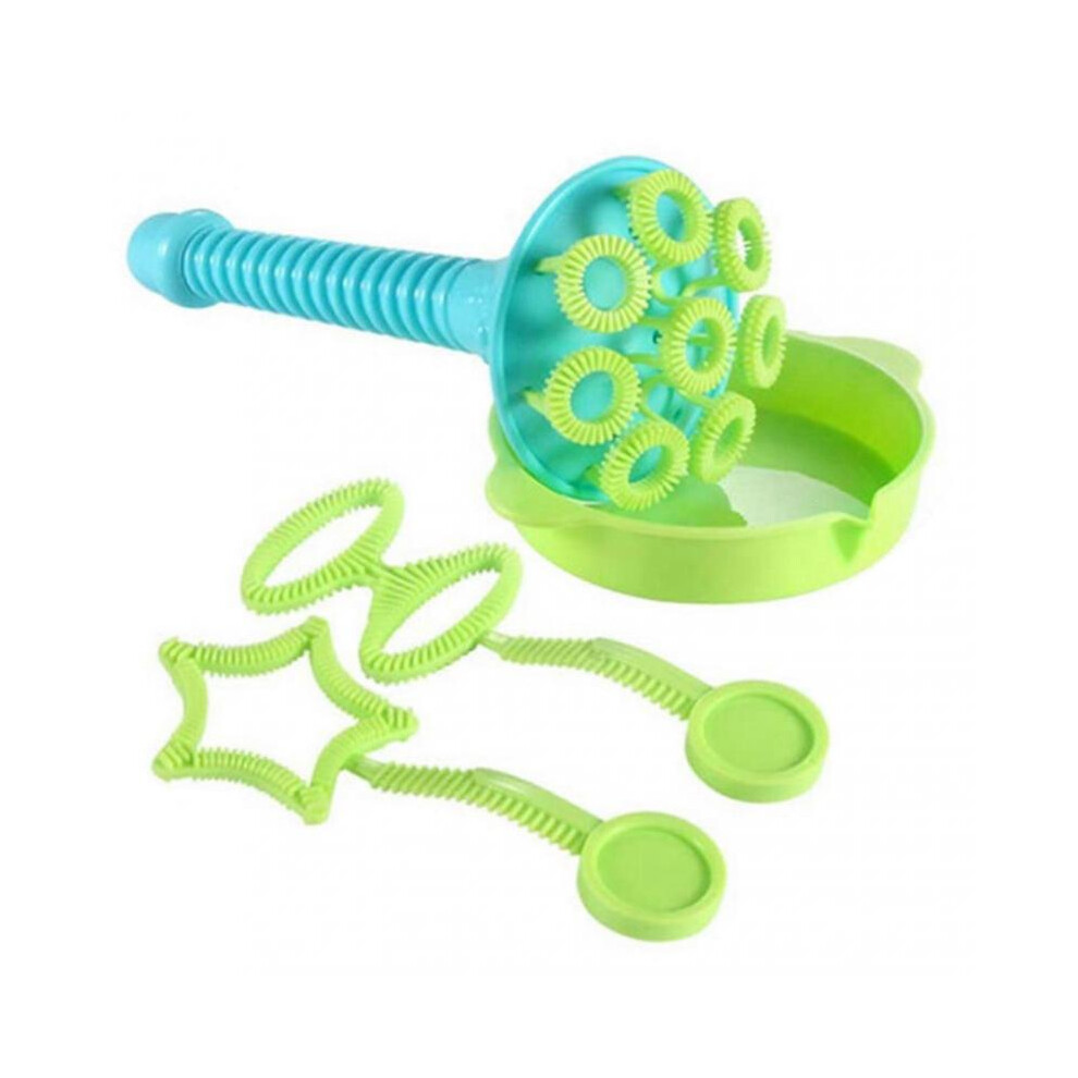 Kids Bubble Blowing Set, Cute Bubble Blower with Tray, Kids Manual Bubble Blowing Toy Maker
