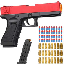 (With More Bullets4) Toy Guns Ball Blaster With Soft Bullets Toys Foam Blaster Shooting Games Education Toy Model For 6,7,8,9,14+ Kids