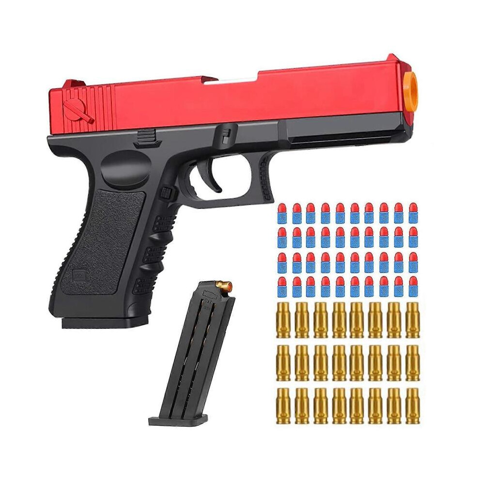 (With More Bullets4) Toy Guns Ball Blaster With Soft Bullets Toys Foam Blaster Shooting Games Education Toy Model For 6,7,8,9,14+ Kids