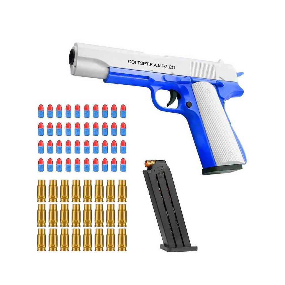 (With More Bullets) Toy Guns Ball Blaster With Soft Bullets Toys Foam Blaster Shooting Games Education Toy Model For 6,7,8,9,14+ Kids