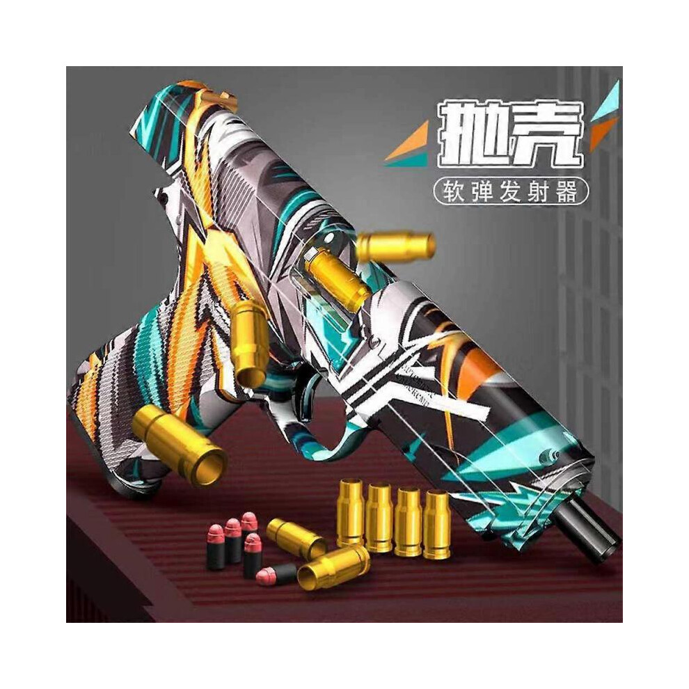 (Multicolor) Toy Guns Ball Blaster With Soft Bullets Toys Foam Blaster Shooting Games Education Toy Model For 6,7,8,9,14+ Kids