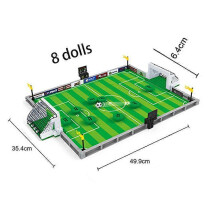 (no box) Soccer Football Field Stadium Worldwide Team Player Football Figures Match Building Bricks Blocks Toys Gift Kid Winning Cups