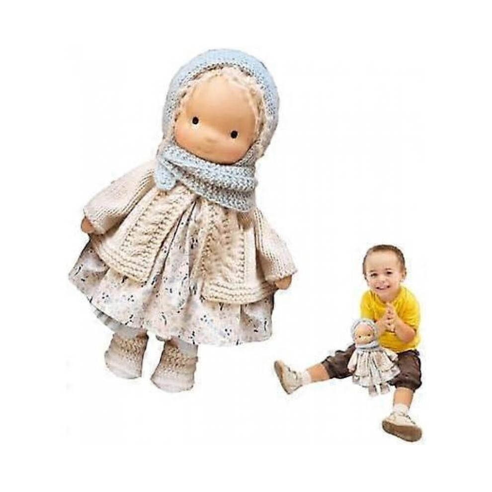 (01 Vinyl) Handmade Waldorf Dolls for Girls - Cute Soft Plush Toys Stuffed Dolls Cuddly Companions Unique Gifts for Kids