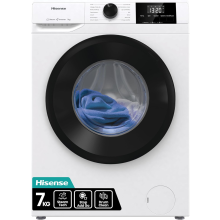 Hisense WF1G7021BW Freestanding 7 KG-Front Load Durable Inverter Washing Machine, Steam Wash-Quick Wash-15 Washing Prog