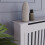 Vida Designs (Extra Large) Chelsea Radiator Heater Cover Slatted White 4