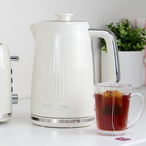 Hamilton Beach Hamilton Beach, Miami Electric Kettle, 1.7L, Sand, HB3023S 2