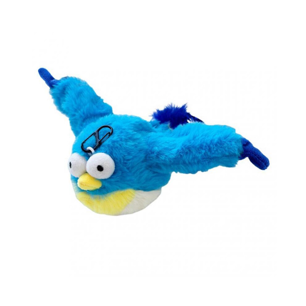 (Blue) Interactive Flying Bird Cat Toys for Indoor Cats, Rechargeable Wings Flapping Catnip Toy, Automatic Flapping Simulated Chirping Sparrow Cat Toy