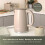 Hamilton Beach Hamilton Beach, Harmony Electric Kettle, 1.7L, Cappuccino, HBK012C 5