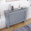 Vida Designs (Medium) Chelsea Radiator Heater Cover Slatted Dark Grey 6