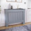 Vida Designs (Medium) Chelsea Radiator Heater Cover Slatted Dark Grey 1