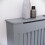 Vida Designs (Medium) Chelsea Radiator Heater Cover Slatted Dark Grey 4