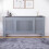Vida Designs (Adjustable) Chelsea Radiator Heater Cover Slatted Dark Grey 3